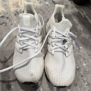 Adidas Mens Ultraboost White Sneakers